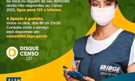 Formiguenses que não tiveram o domicílio recenseado devem ligar para o Disque-Censo 137