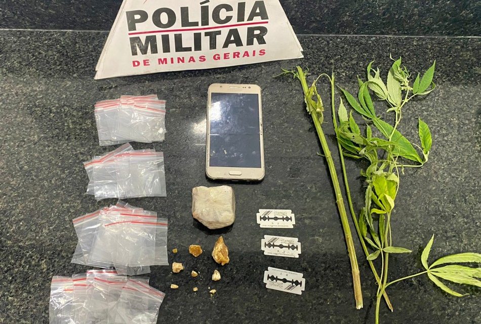 Dois jovens são presos com drogas no Novo Horizonte, em Formiga