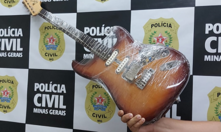 Polícia Civil de Itaúna recupera guitarra furtada em Brasília