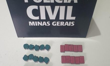 Polícia Civil apreende 50 comprimidos de ecstasy em Córrego Danta