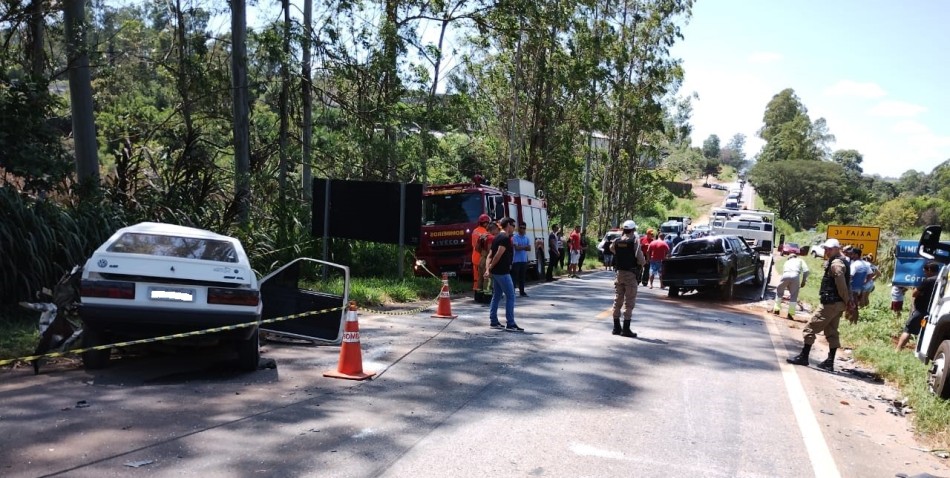 Acidente envolvendo veículos com placas de Formiga deixa uma vítima fatal na MG-050