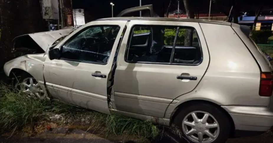Mulher morre após carro bater em árvore na avenida Abílio Machado, em BH
