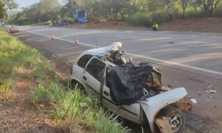 Cinco pessoas da mesma família morrem em grave acidente na BR-040