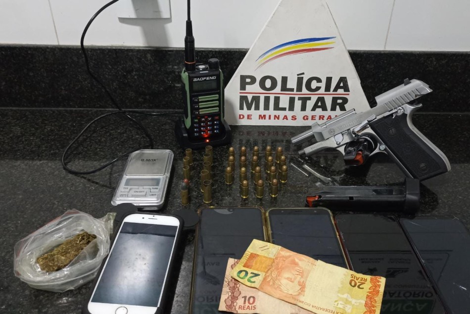 Casal é preso por tráfico de drogas no Novo Santo Antônio, em Formiga