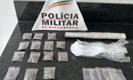 Mulher é presa com drogas no bairro Ouro Branco, em Formiga