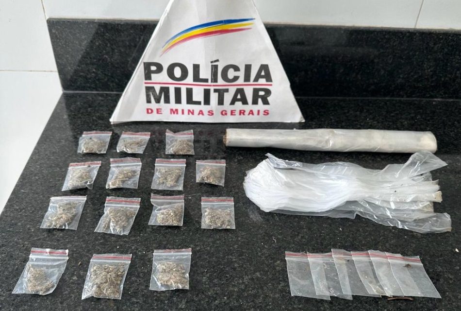 Mulher é presa com drogas no bairro Ouro Branco, em Formiga