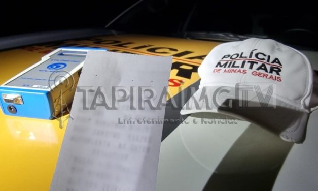 PMRv registra ocorrência de embriaguez ao volante na BR-354 em Formiga