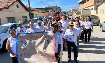 Integrantes do Centro de Convivência do Idoso de Formiga participam de desfile cívico em Pedra do Indaiá