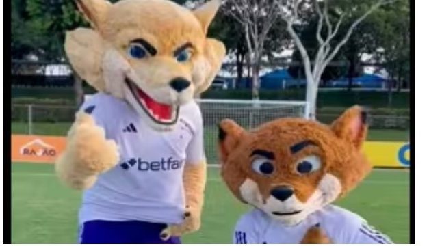 Cruzeiro muda visual de mascotes e revolta a China Azul