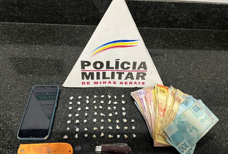 Homem é preso suspeito de tráfico de drogas no Mangabeiras