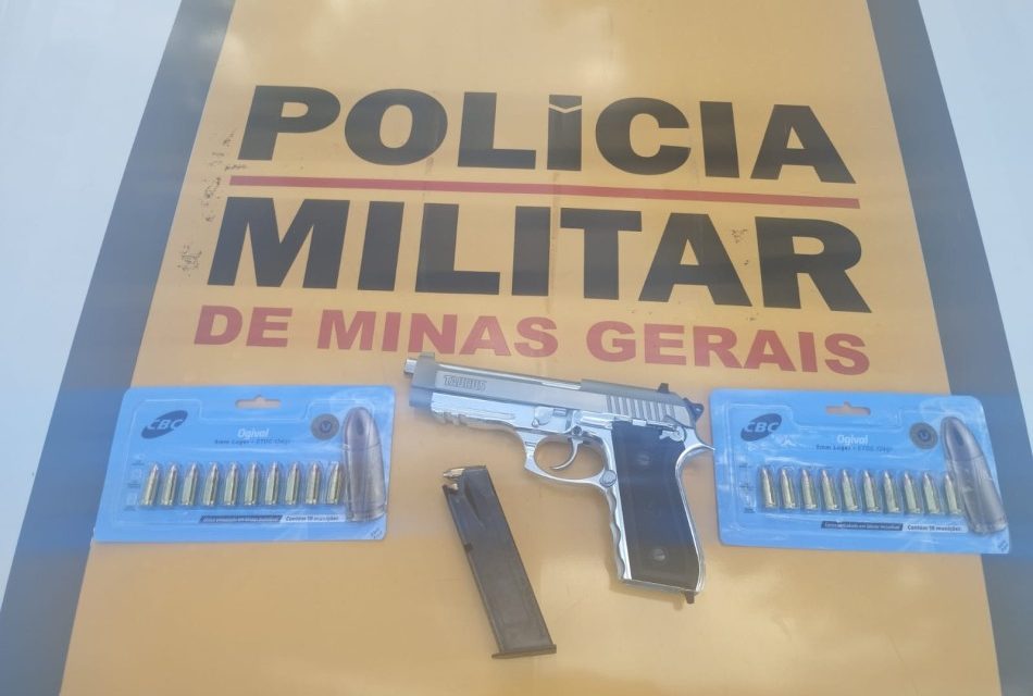 Durante Operação, homem é preso por porte ilegal de arma de fogo na BR-354, em Formiga