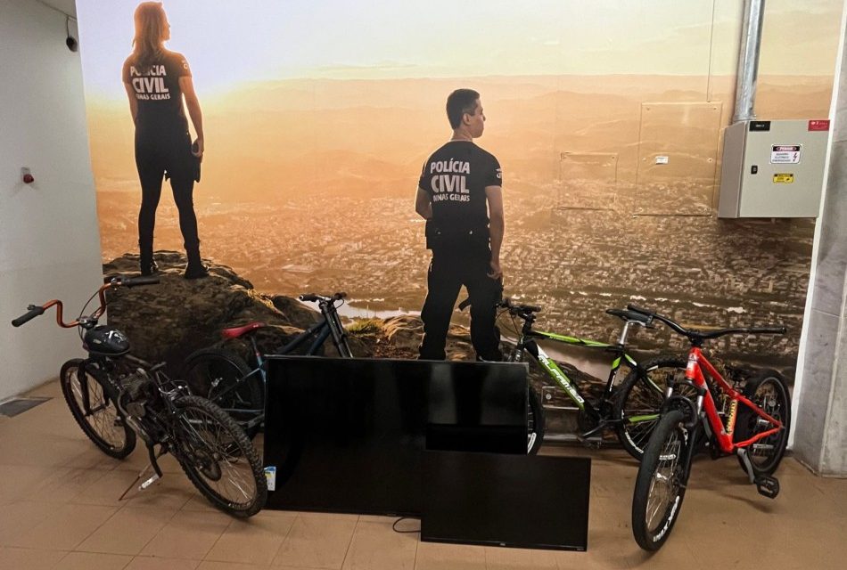 Polícia Civil recupera bicicletas furtadas em Itaúna