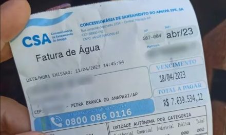 Mulher recebe conta de água no valor de quase R$ 8 milhões