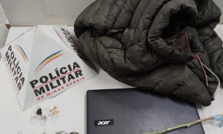 Polícia Militar prende suspeito por furto, recupera materiais e prende jovem por tráfico de drogas em Piumhi