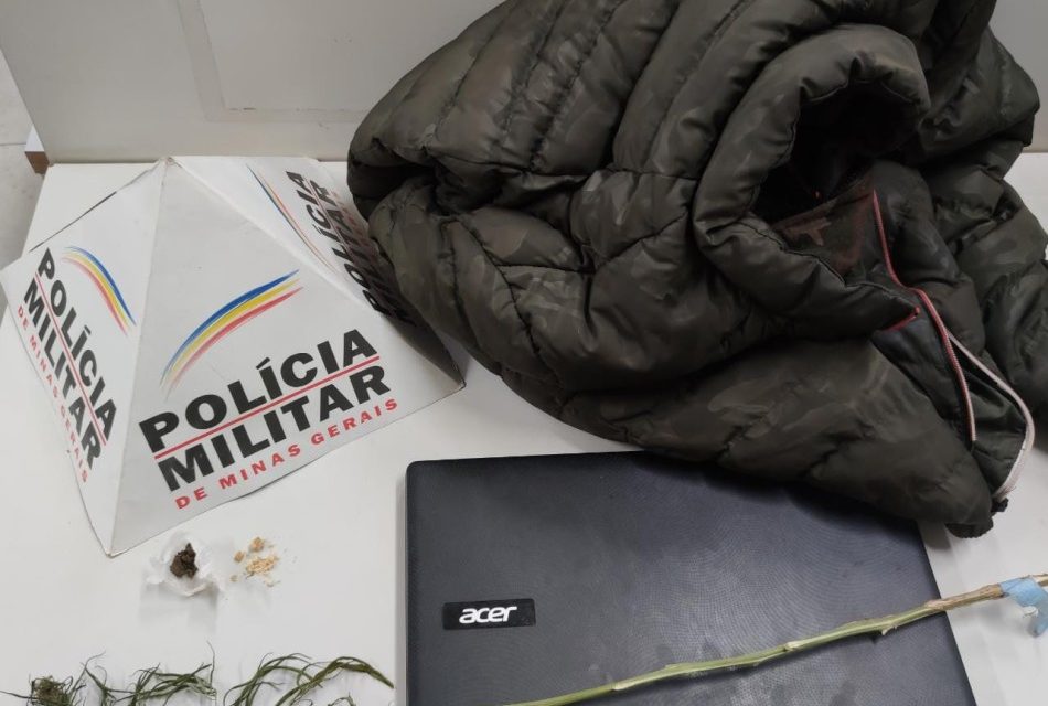 Polícia Militar prende suspeito por furto, recupera materiais e prende jovem por tráfico de drogas em Piumhi