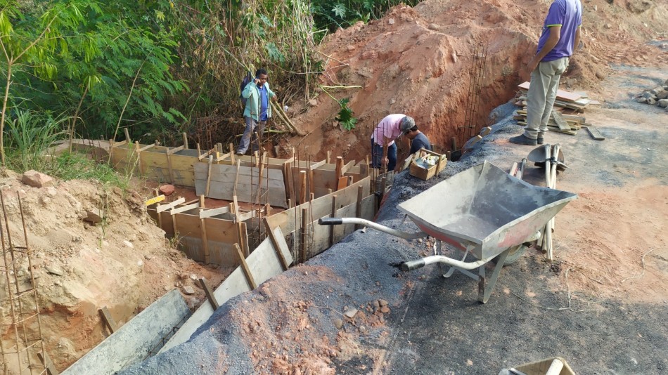 Ouro Negro: Construção de escada hidráulica na rua dos Guimarães entra na fase final