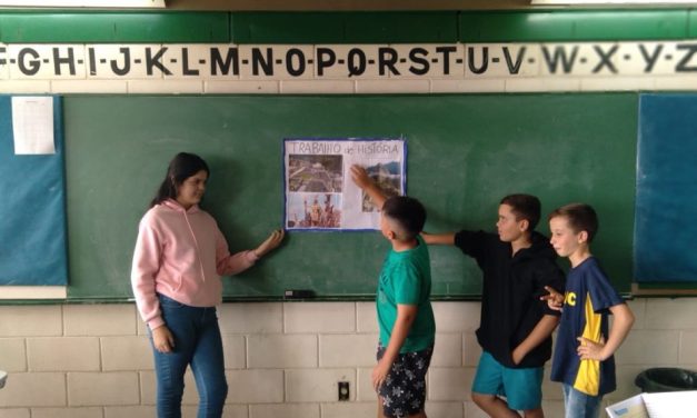 Alunos do Caic participam de atividade sobre os ‘Povos Originários da América’