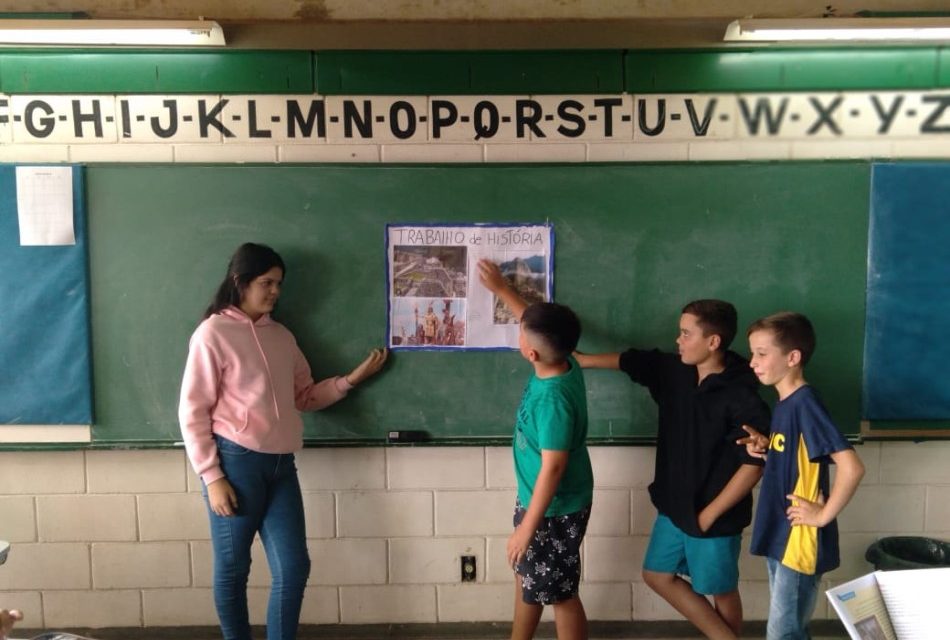 Alunos do Caic participam de atividade sobre os ‘Povos Originários da América’