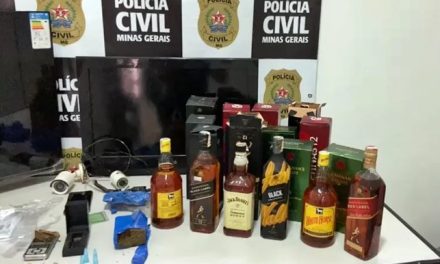 Homem com passagens pela polícia até por tortura é preso por tráfico de drogas e venda de whisky falsificado