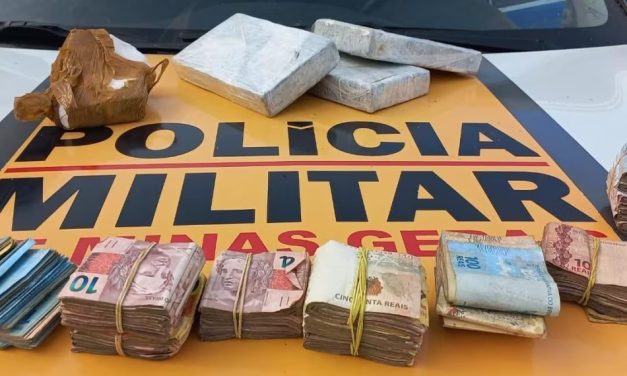 Polícia encontra cocaína e R$ 27 mil escondidos em carro em Boa Esperança