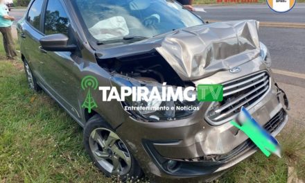 Colisão entre carros deixa mulher ferida na MG-050 entre Formiga e Divinópolis