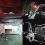 Colisão frontal entre carro e caminhonete deixa dois feridos no Sul de Minas