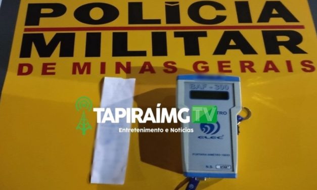 Motorista com sintomas de embriaguez é flagrado pela PMRv na BR-354
