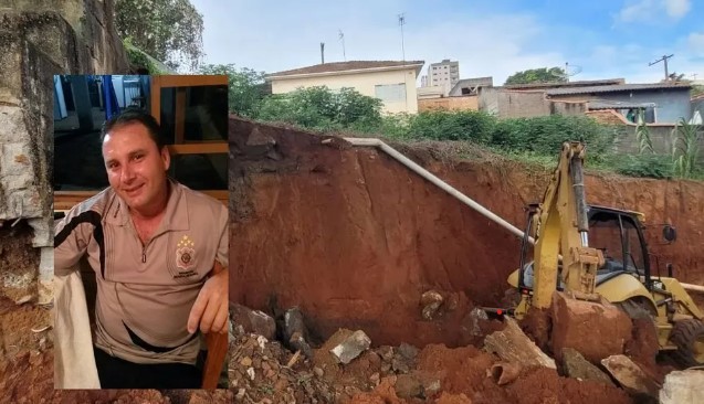 Funcionário público morre soterrado após queda de muro em obra de creche da Prefeitura