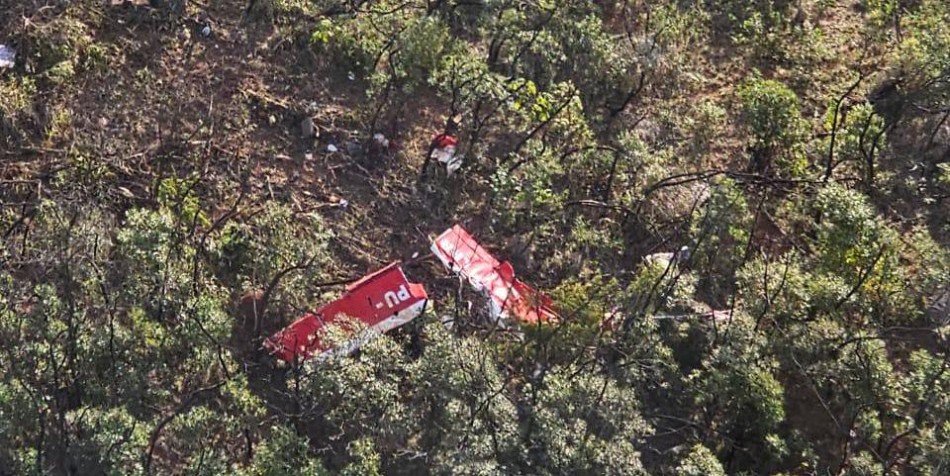 Piloto morre após avião cair no Pico do Ana Moura, em Timóteo
