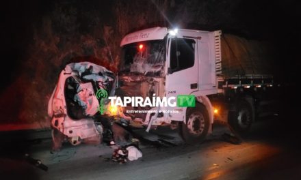 Quatro pessoas morrem em acidente entre carro e caminhão na BR-354 em Córrego Danta