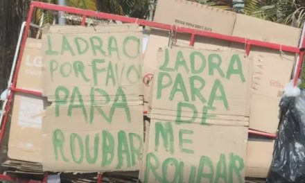 ‘Ladrão, por favor, pare de roubar’, pede catador de recicláveis que tem sucatas furtadas