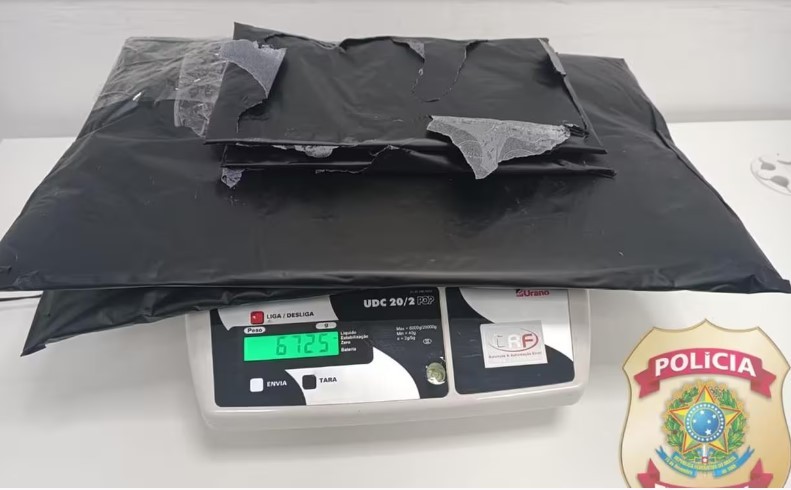 Casal é preso no Aeroporto de Confins embarcando com cocaína para Portugal