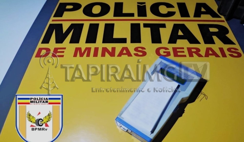 PMRv registra ocorrência de embriaguez ao volante na MG-170 em Lagoa da Prata