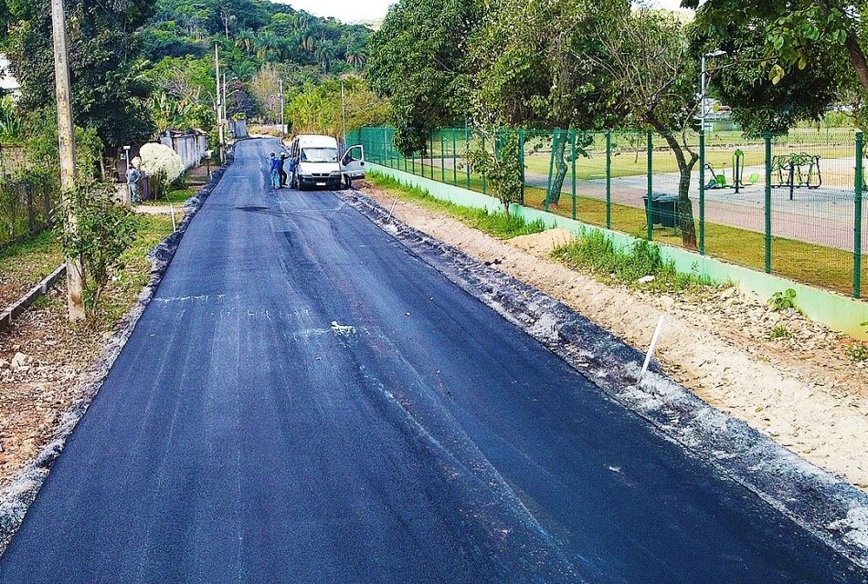 Finalizada pavimentação da rua Lagoa do Fundão
