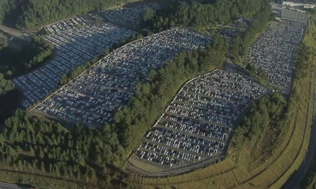 ‘Mar de carros’: pátio da Volkswagen no ABC Paulista fica lotado de veículos; empresa suspendeu temporariamente produção