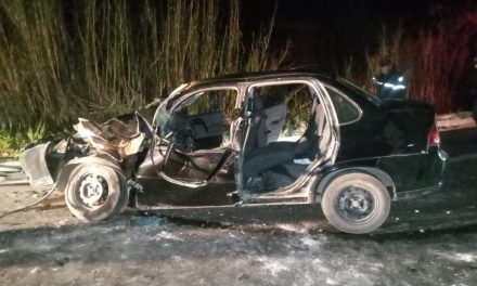 Colisão entre carro e caminhão, na BR-354 em Arcos, deixa uma vítima em estado grave