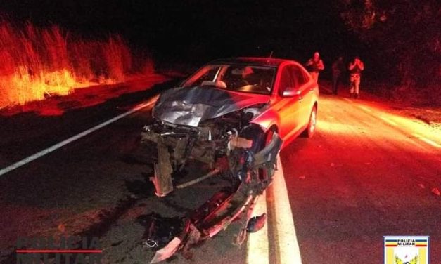 Acidente envolvendo dois veículos é registrado na MG-176, entre Dores do Indaiá e Estrela do Indaiá