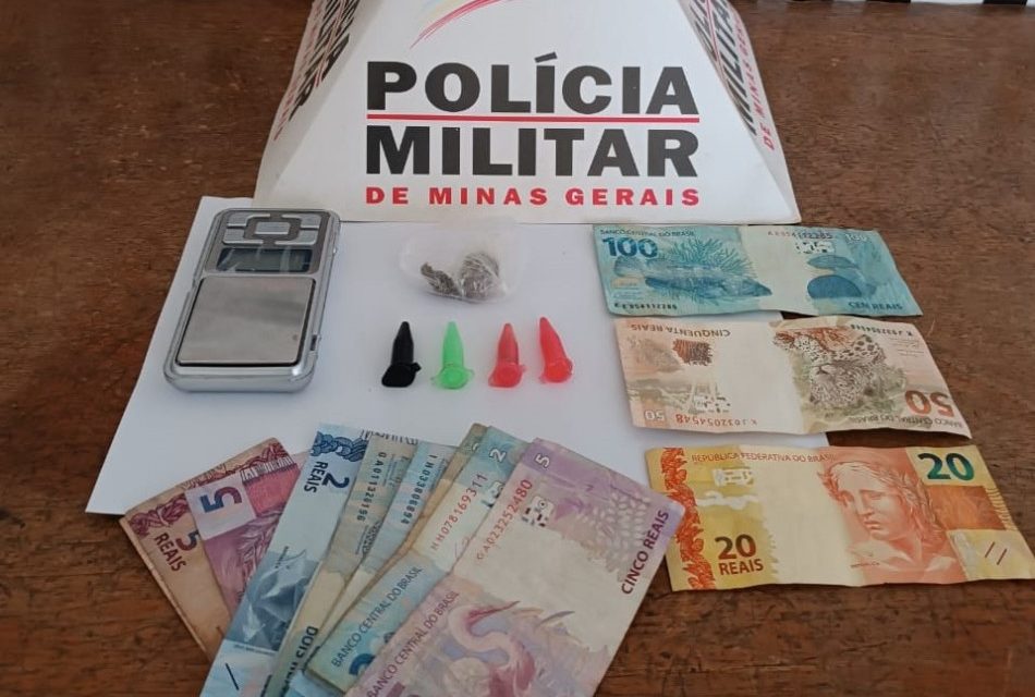Jovem é preso com drogas durante operação policial em Bambuí