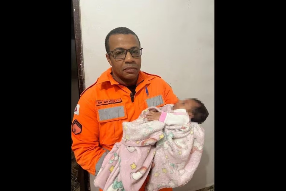 Bombeiros ajudam mãe por telefone e ela consegue desengasgar bebê de dois meses em Nova Serrana
