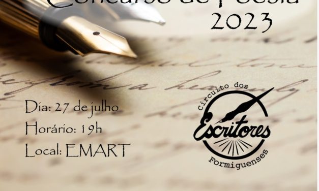 “Circuito dos Escritores Formiguenses”: Lista de poesias que serão declamadas é divulgada