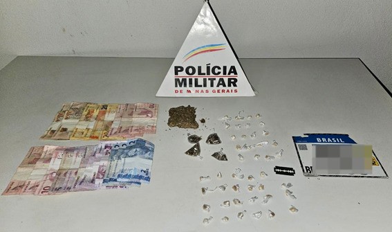 Jovem é preso com drogas no bairro Lajinha, em Formiga