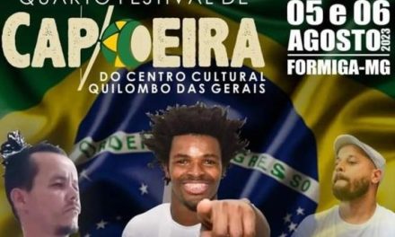 4º Festival de Capoeira ocorrerá neste final de semana em Formiga