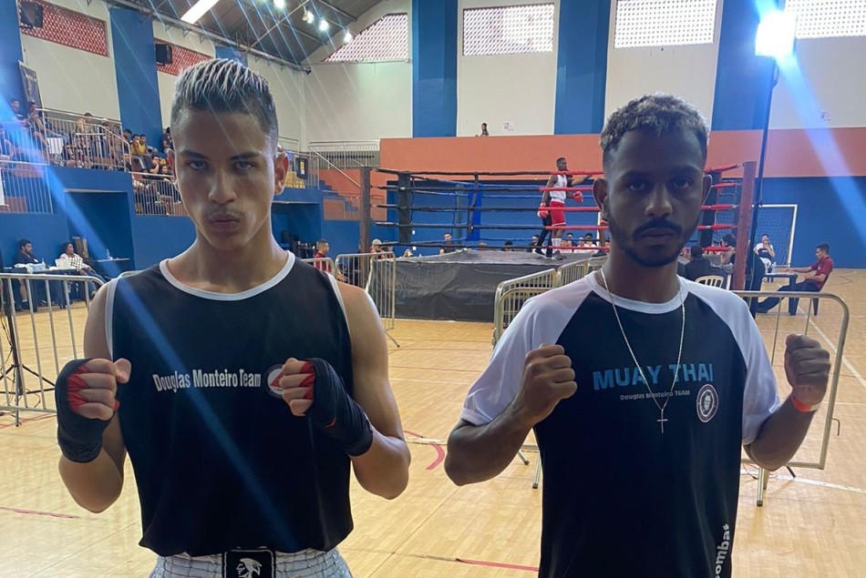 Dois atletas da academia Art Combat são campeões em competição de muay thai e boxe