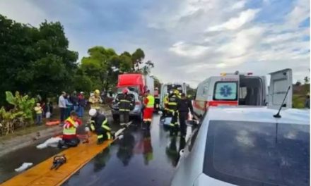 Quatro de uma mesma família morrem em batida na BR-116