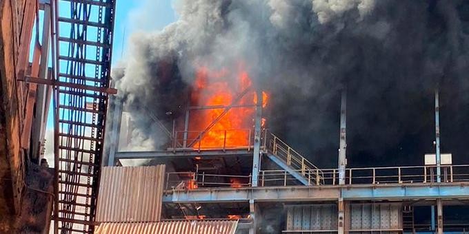 Incêndio atinge instalações de mina da Vale, em Itabira
