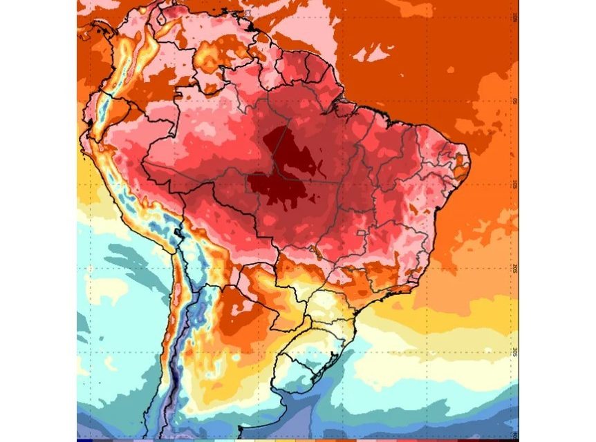Frio está com os dias contados: massa de ar quente vai fazer subir temperaturas em todo o Brasil