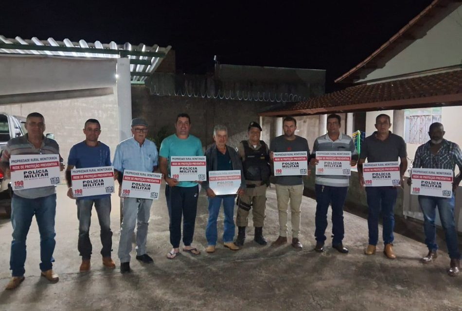Polícia Militar implanta “Rede de Produtores Rurais Protegidos” em Marilândia