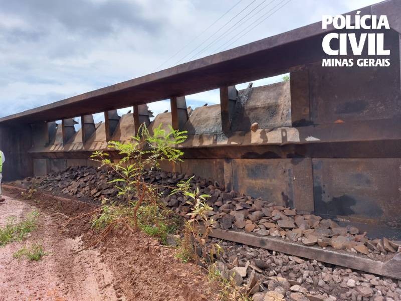 Operação Hefesto mira esquema de furto de minério em linhas férreas em MG