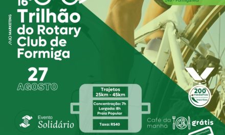 Últimas vagas para o 16° Trilhão de Bike do Rotary que ocorre neste domingo