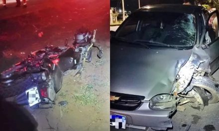 Homem morre após batida entre moto e carro no Sul de Minas